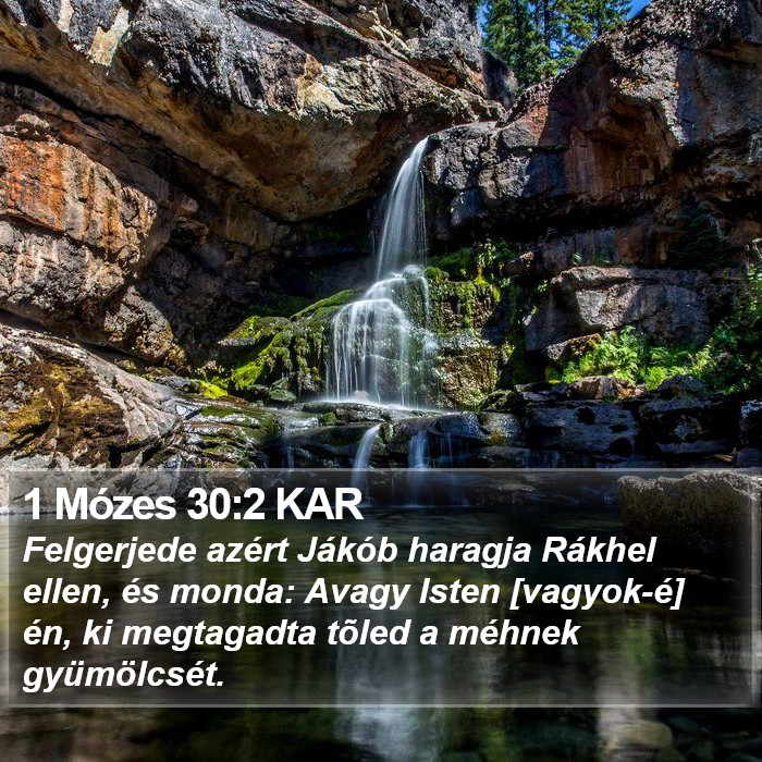 1 Mózes 30:2 KAR Bible Study