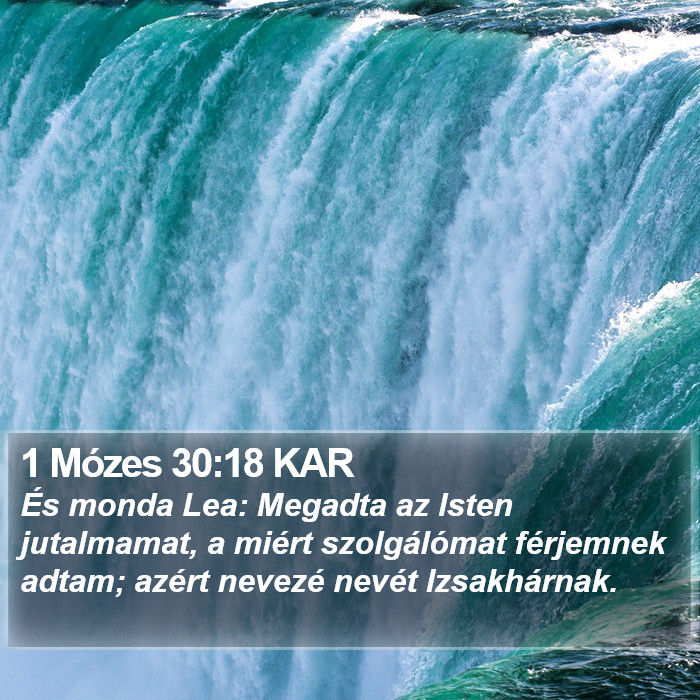 1 Mózes 30:18 KAR Bible Study