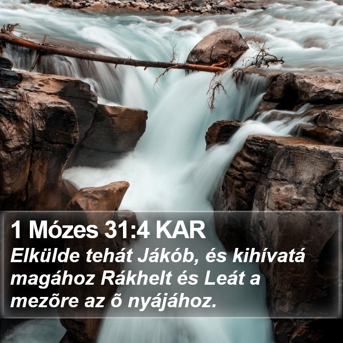 1 Mózes 31:4 KAR Bible Study