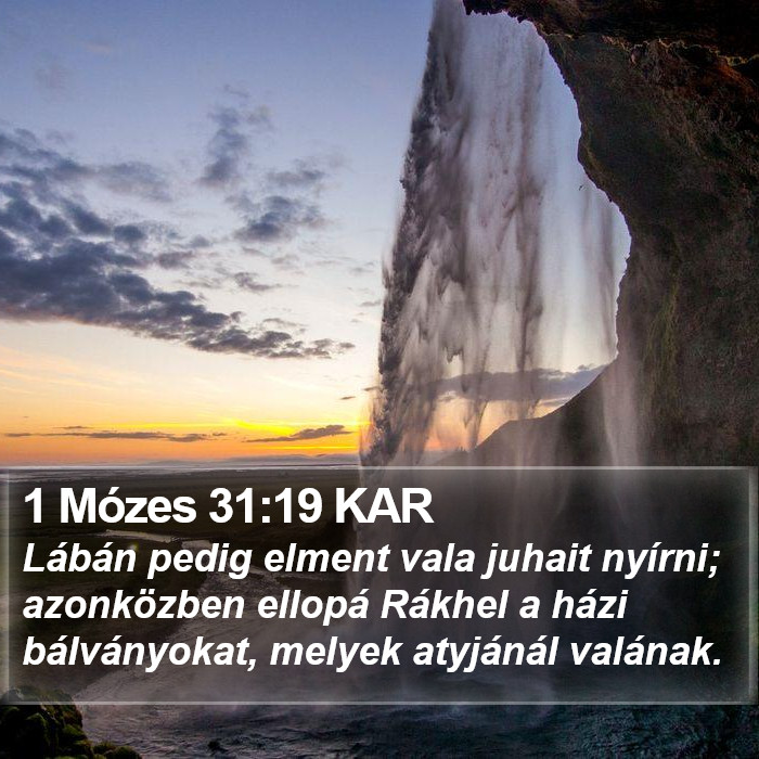 1 Mózes 31:19 KAR Bible Study