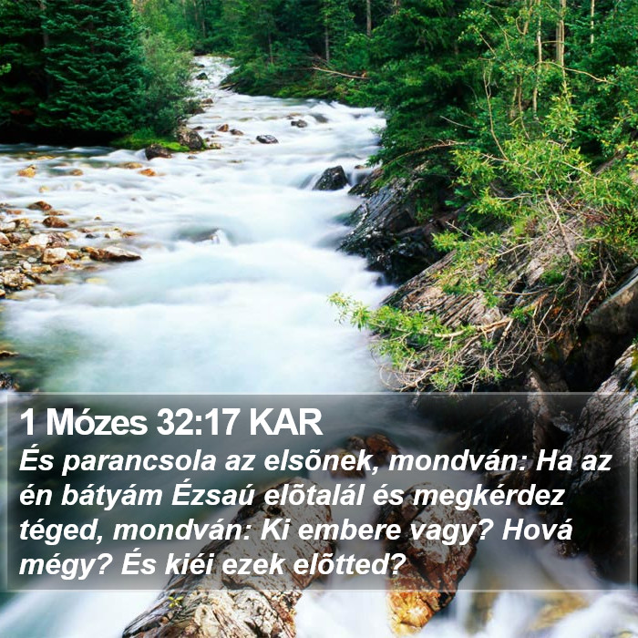 1 Mózes 32:17 KAR Bible Study