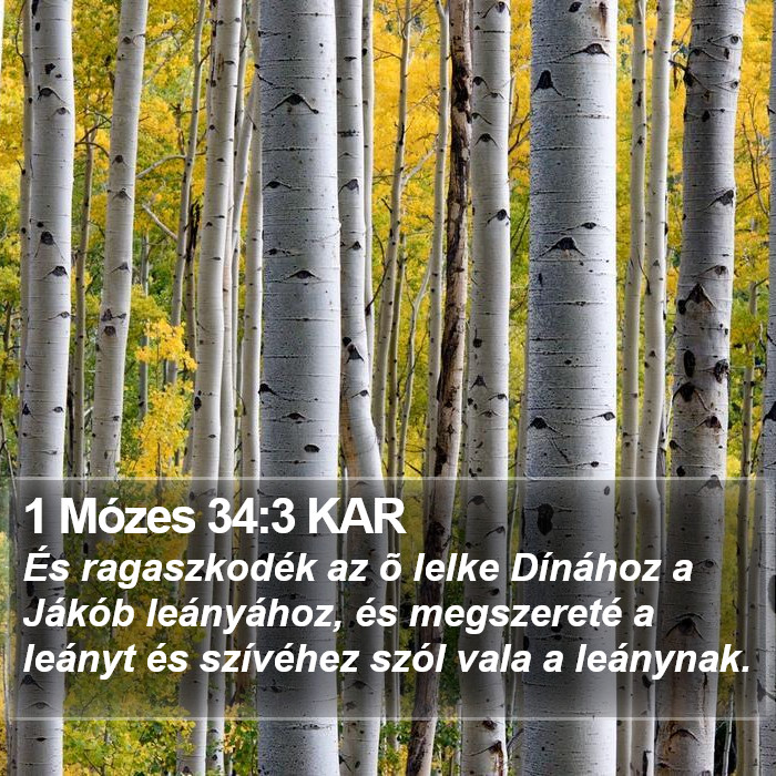 1 Mózes 34:3 KAR Bible Study