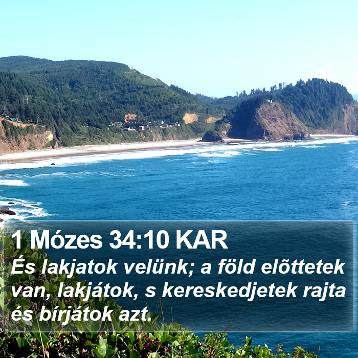 1 Mózes 34:10 KAR Bible Study