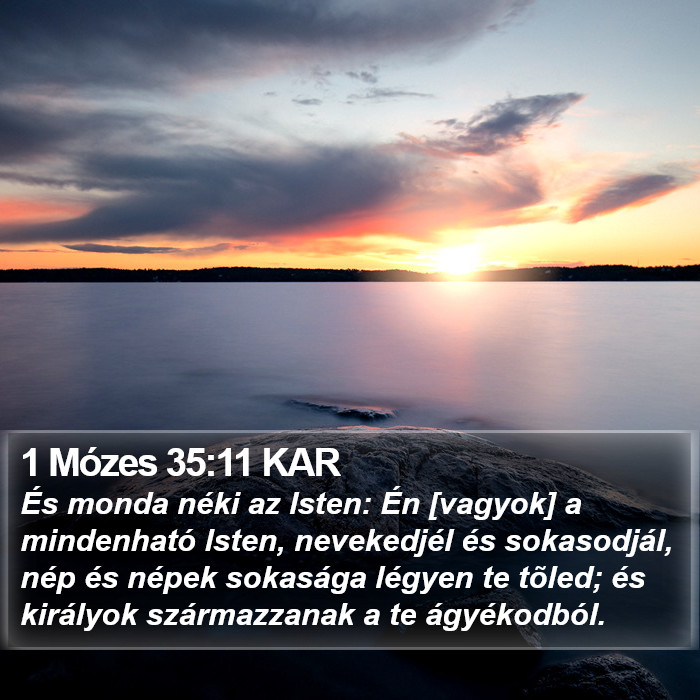 1 Mózes 35:11 KAR Bible Study