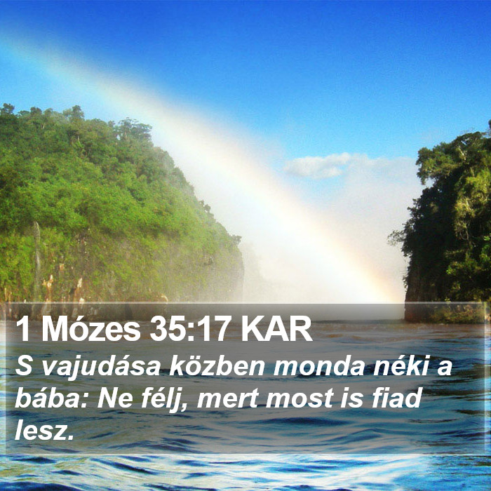 1 Mózes 35:17 KAR Bible Study