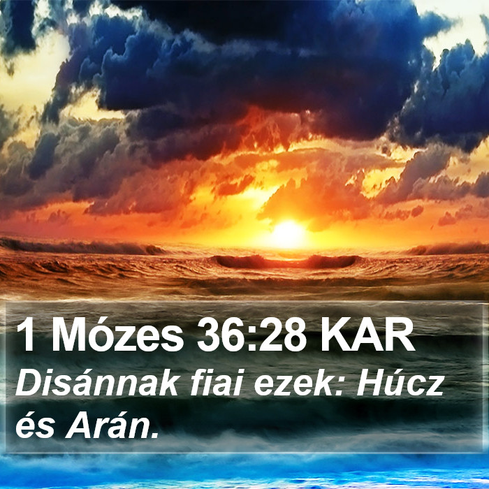 1 Mózes 36:28 KAR Bible Study