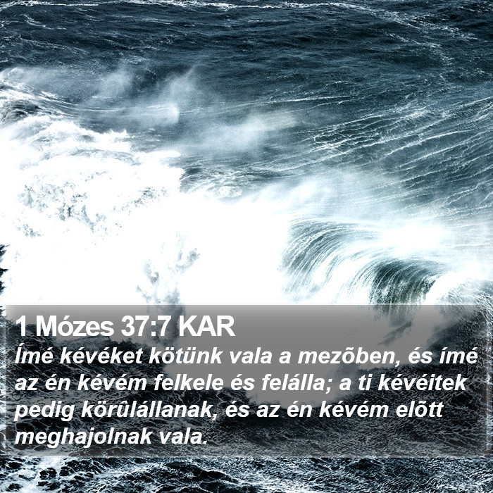 1 Mózes 37:7 KAR Bible Study