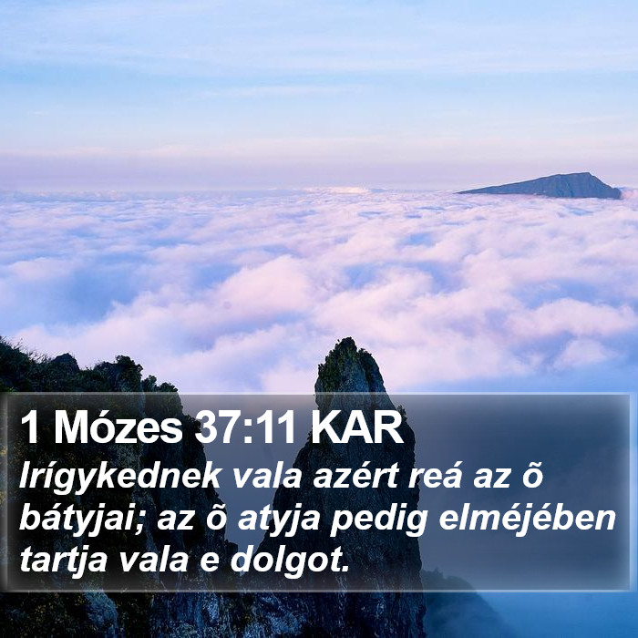 1 Mózes 37:11 KAR Bible Study