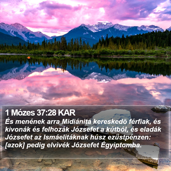 1 Mózes 37:28 KAR Bible Study