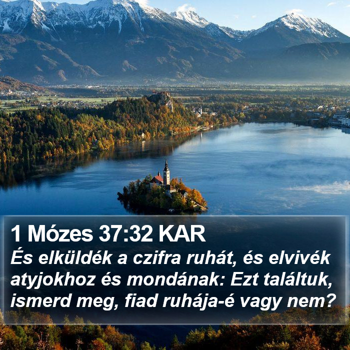 1 Mózes 37:32 KAR Bible Study
