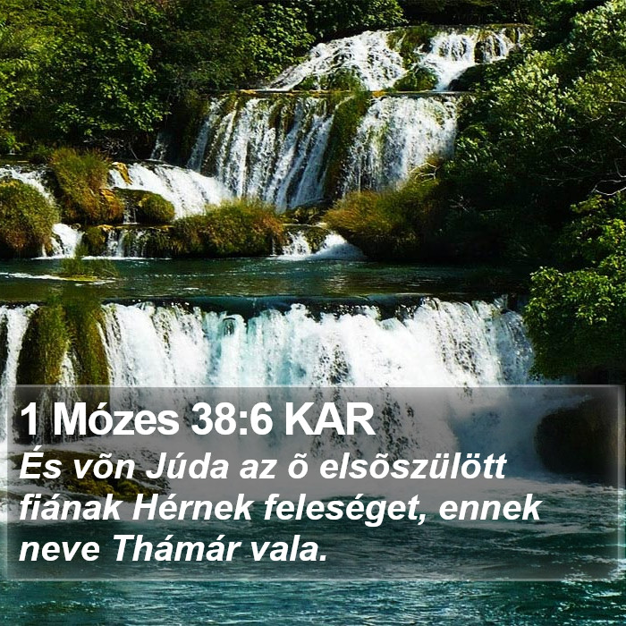 1 Mózes 38:6 KAR Bible Study