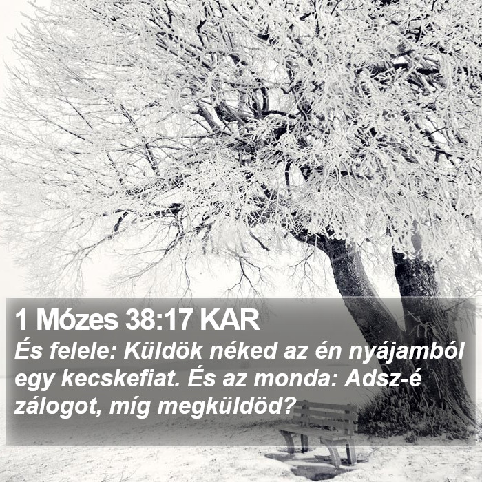 1 Mózes 38:17 KAR Bible Study