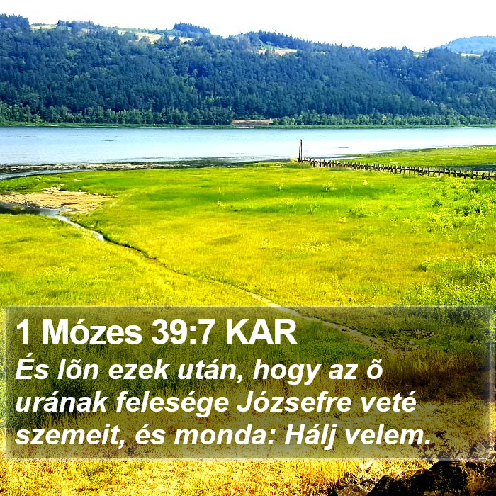 1 Mózes 39:7 KAR Bible Study