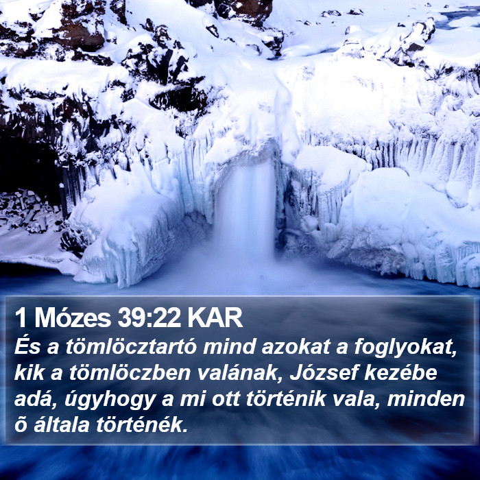 1 Mózes 39:22 KAR Bible Study