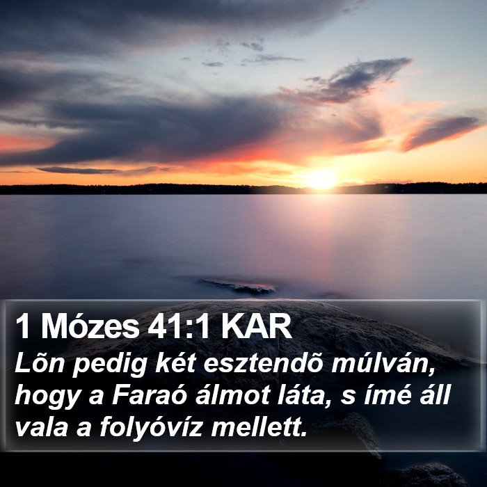 1 Mózes 41:1 KAR Bible Study