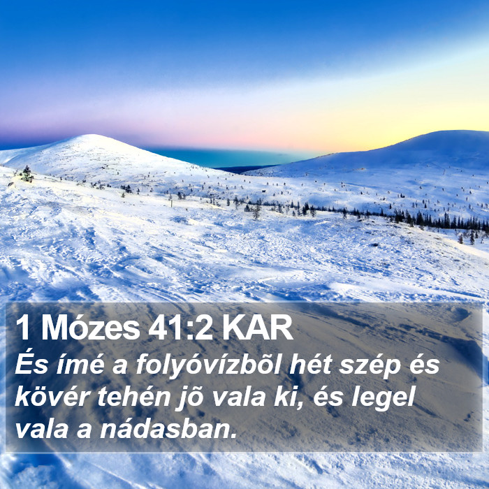 1 Mózes 41:2 KAR Bible Study