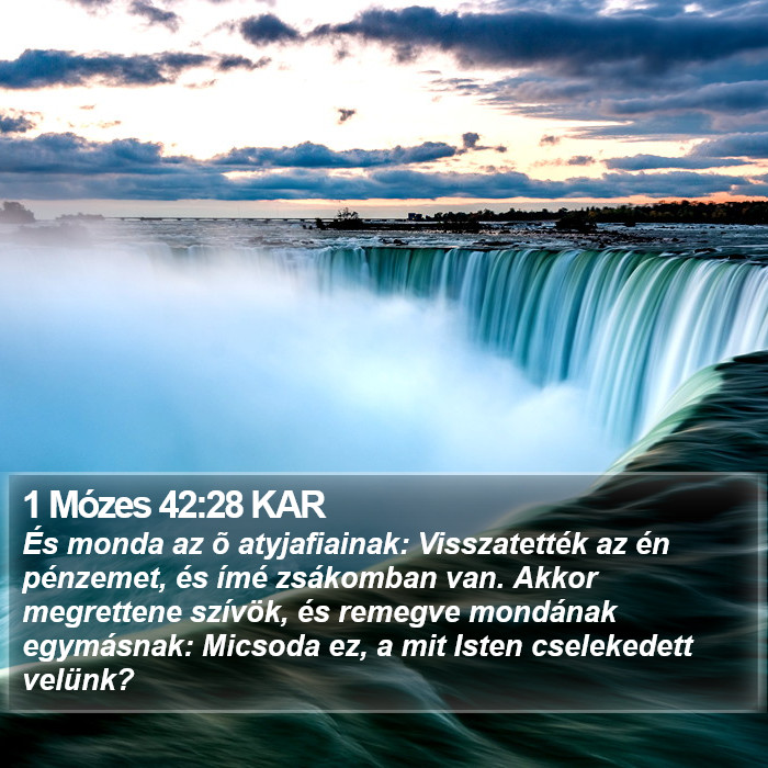 1 Mózes 42:28 KAR Bible Study