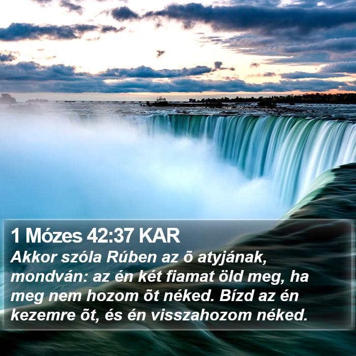 1 Mózes 42:37 KAR Bible Study