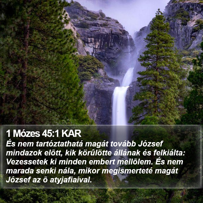 1 Mózes 45:1 KAR Bible Study