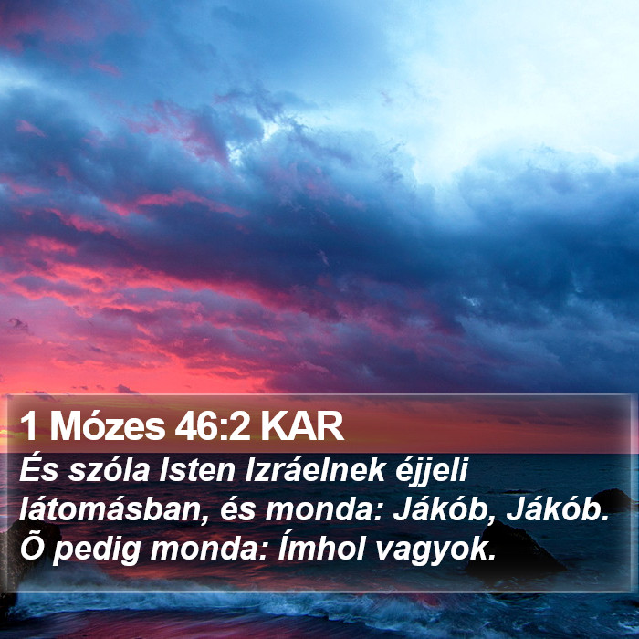 1 Mózes 46:2 KAR Bible Study