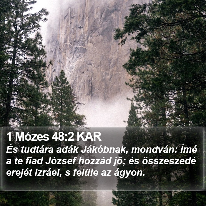 1 Mózes 48:2 KAR Bible Study