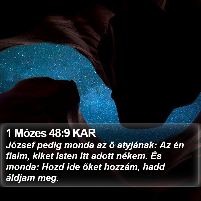 1 Mózes 48:9 KAR Bible Study