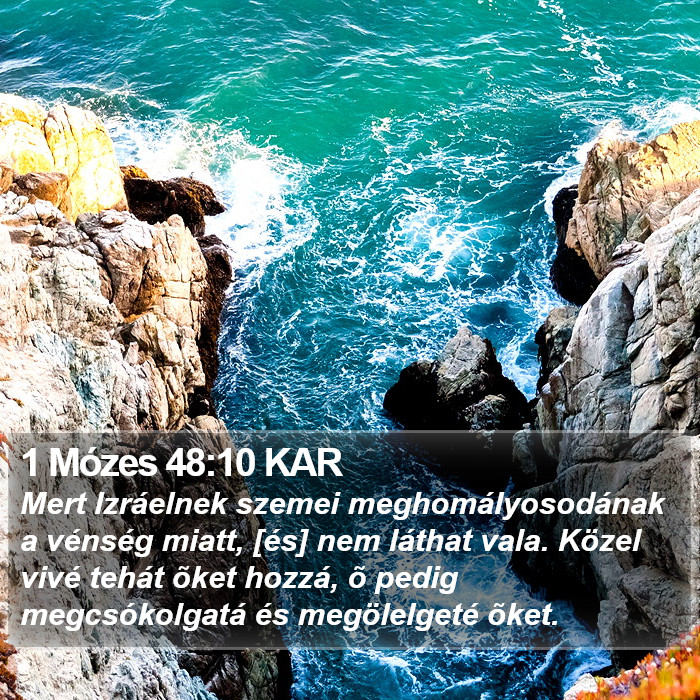 1 Mózes 48:10 KAR Bible Study