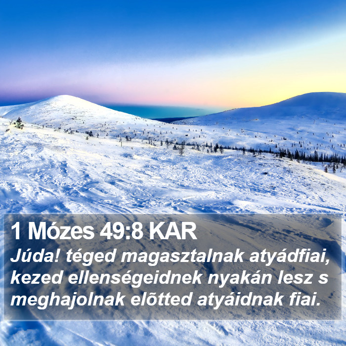 1 Mózes 49:8 KAR Bible Study