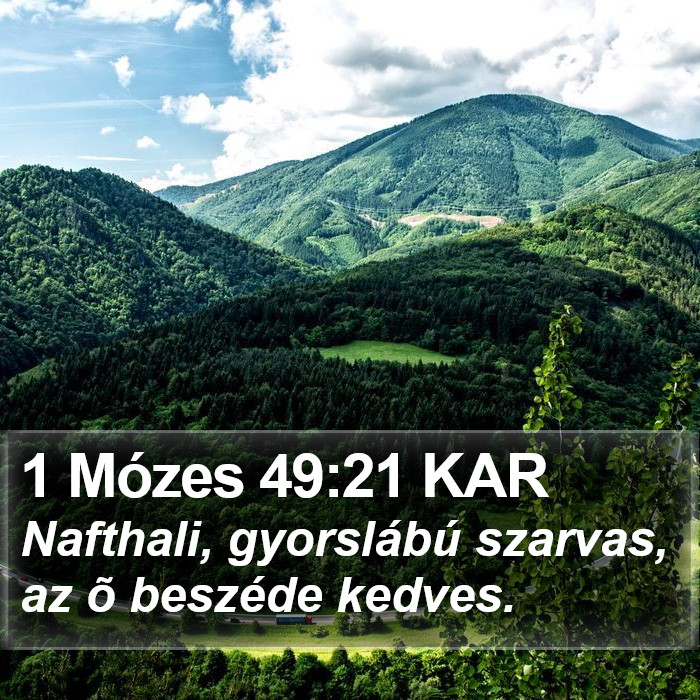 1 Mózes 49:21 KAR Bible Study