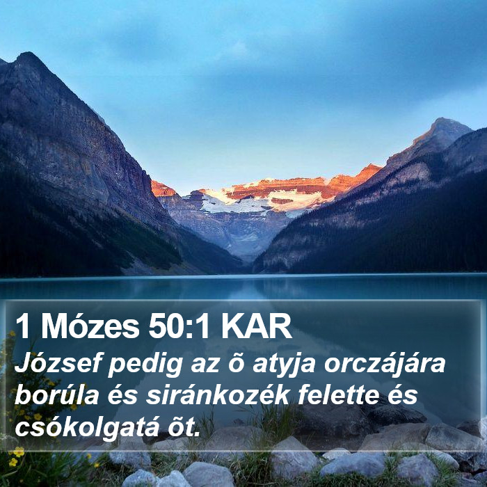 1 Mózes 50:1 KAR Bible Study