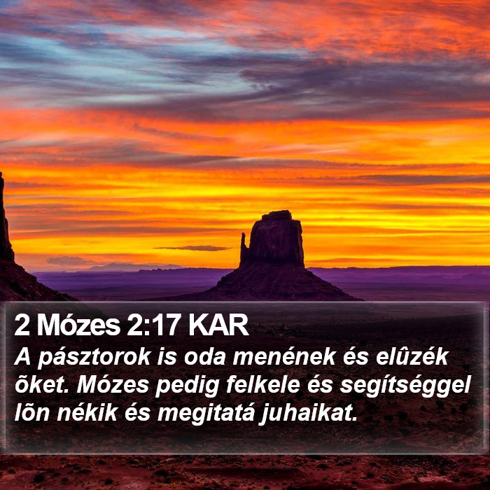 2 Mózes 2:17 KAR Bible Study