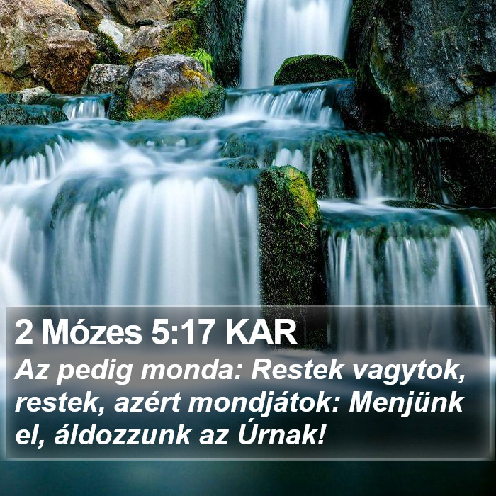 2 Mózes 5:17 KAR Bible Study