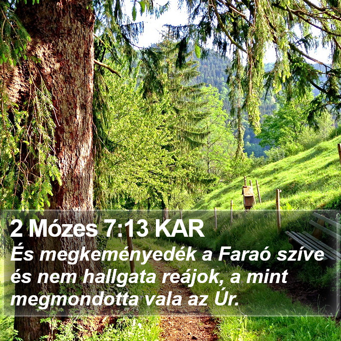 2 Mózes 7:13 KAR Bible Study