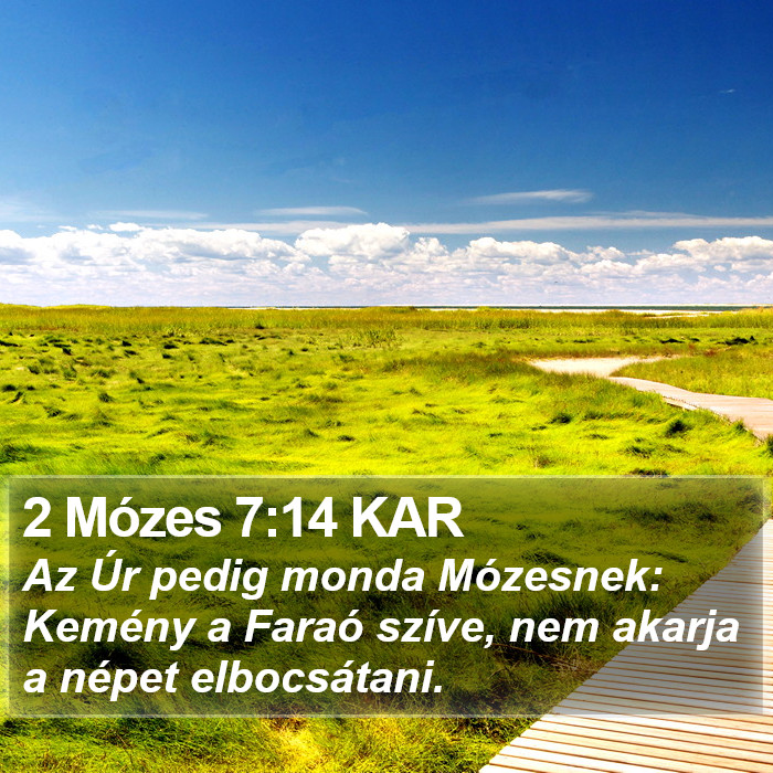 2 Mózes 7:14 KAR Bible Study