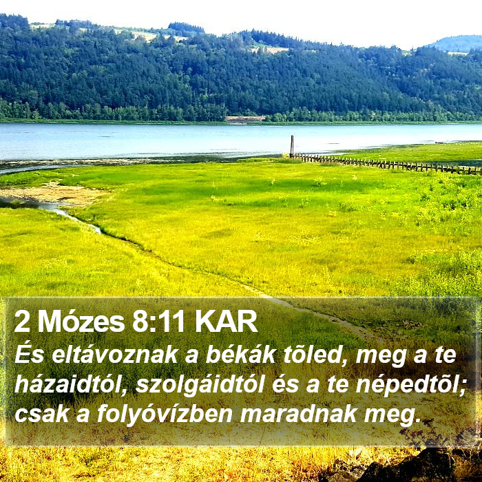 2 Mózes 8:11 KAR Bible Study