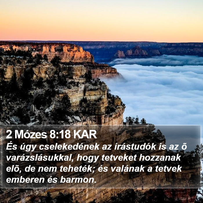 2 Mózes 8:18 KAR Bible Study