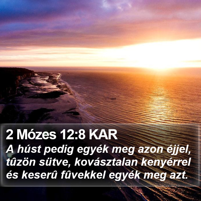 2 Mózes 12:8 KAR Bible Study