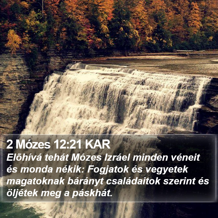 2 Mózes 12:21 KAR Bible Study