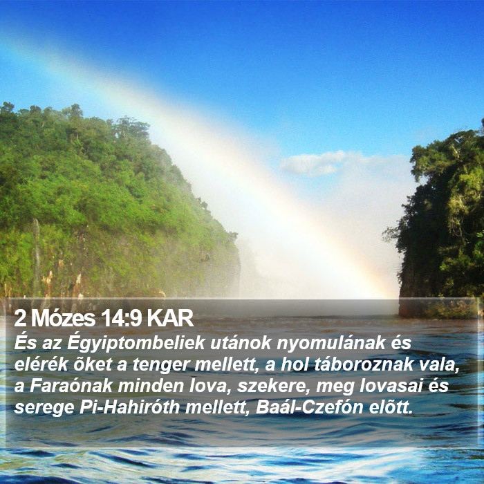 2 Mózes 14:9 KAR Bible Study