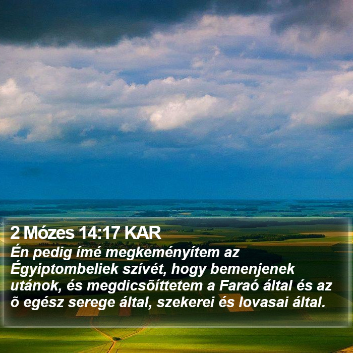 2 Mózes 14:17 KAR Bible Study