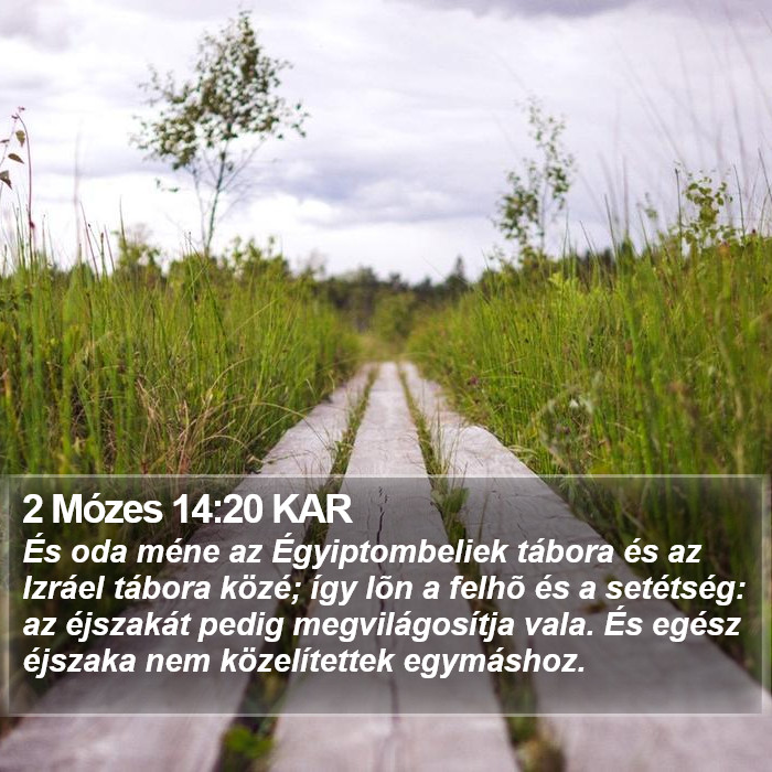 2 Mózes 14:20 KAR Bible Study