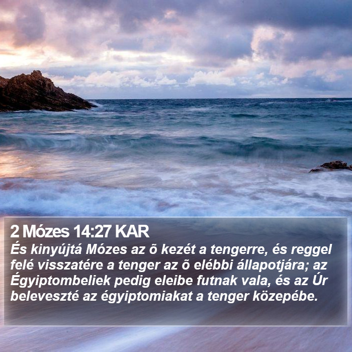 2 Mózes 14:27 KAR Bible Study