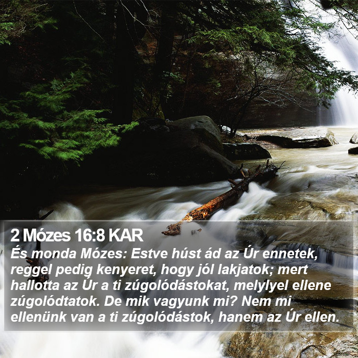 2 Mózes 16:8 KAR Bible Study