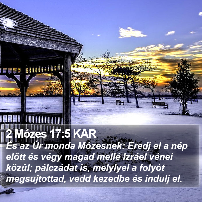 2 Mózes 17:5 KAR Bible Study