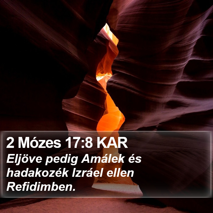 2 Mózes 17:8 KAR Bible Study