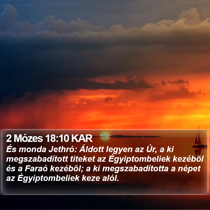 2 Mózes 18:10 KAR Bible Study