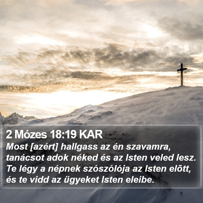 2 Mózes 18:19 KAR Bible Study