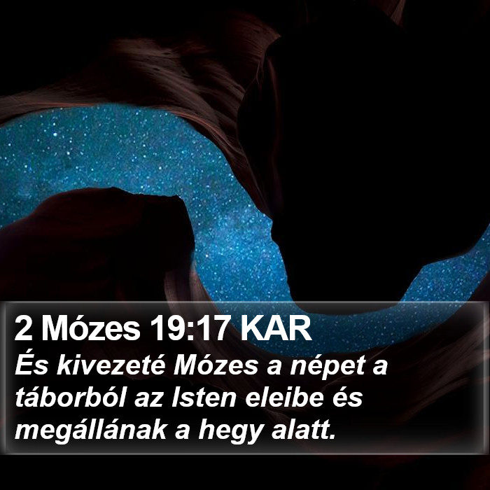 2 Mózes 19:17 KAR Bible Study