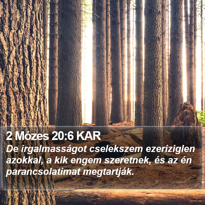 2 Mózes 20:6 KAR Bible Study