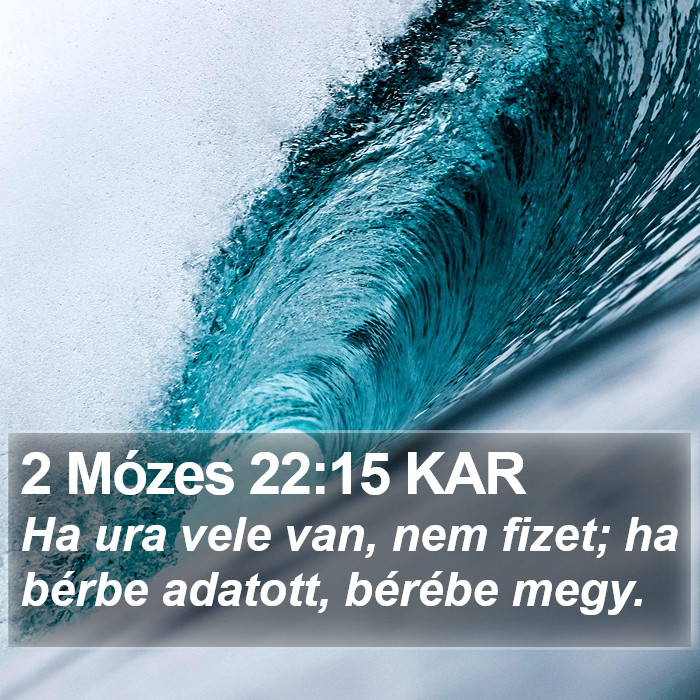 2 Mózes 22:15 KAR Bible Study